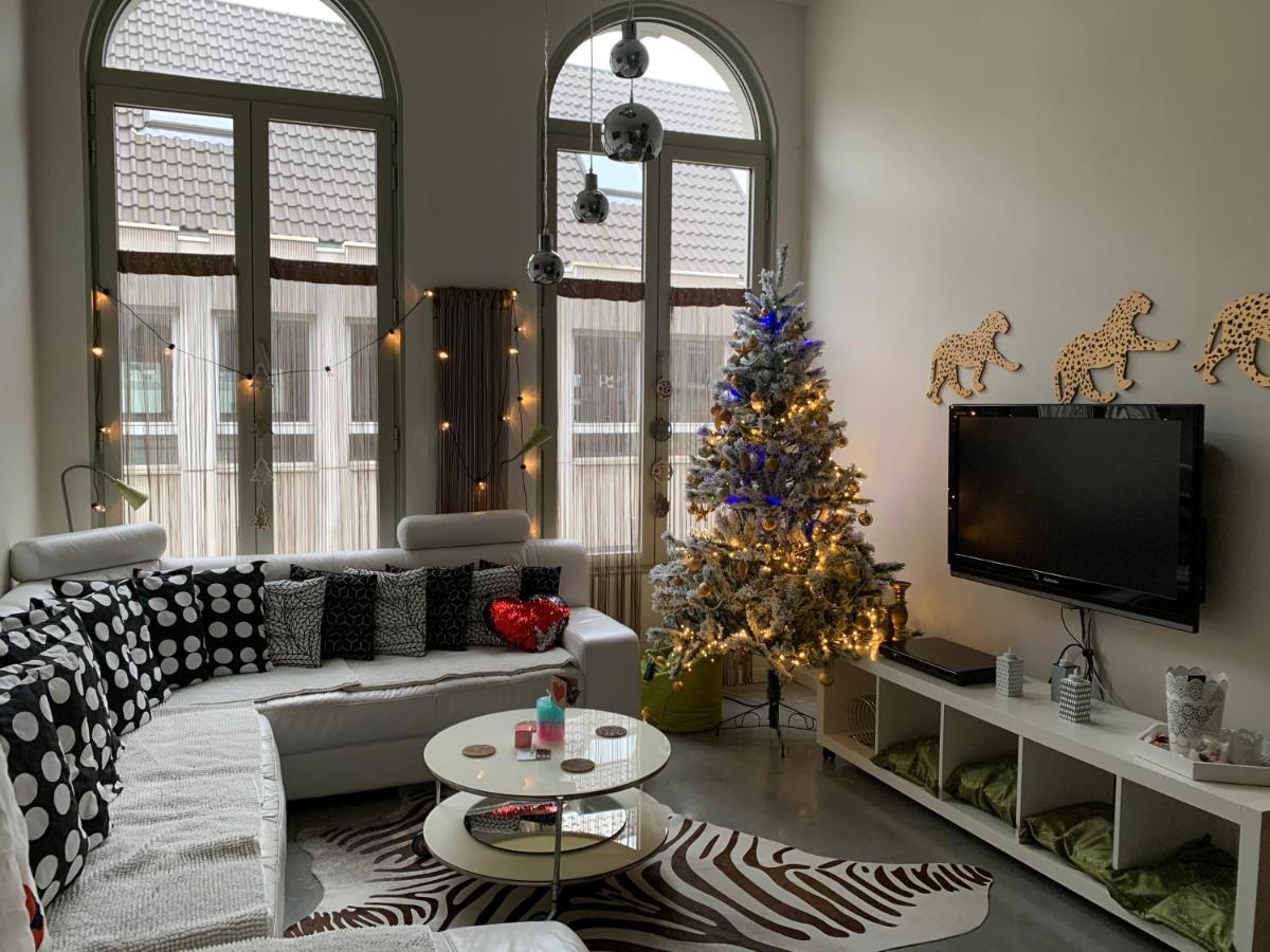 Wellness Loft With Sauna, Jacuzzi, Roof Terrace & Amazing View Apartment Antwerp Luaran gambar