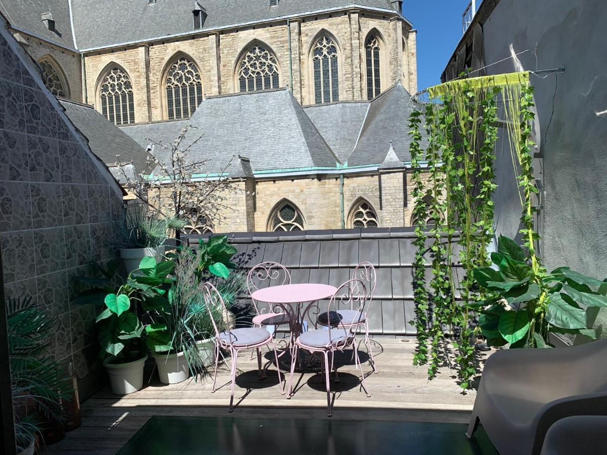 Wellness Loft With Sauna, Jacuzzi, Roof Terrace & Amazing View Apartment Antwerp Luaran gambar