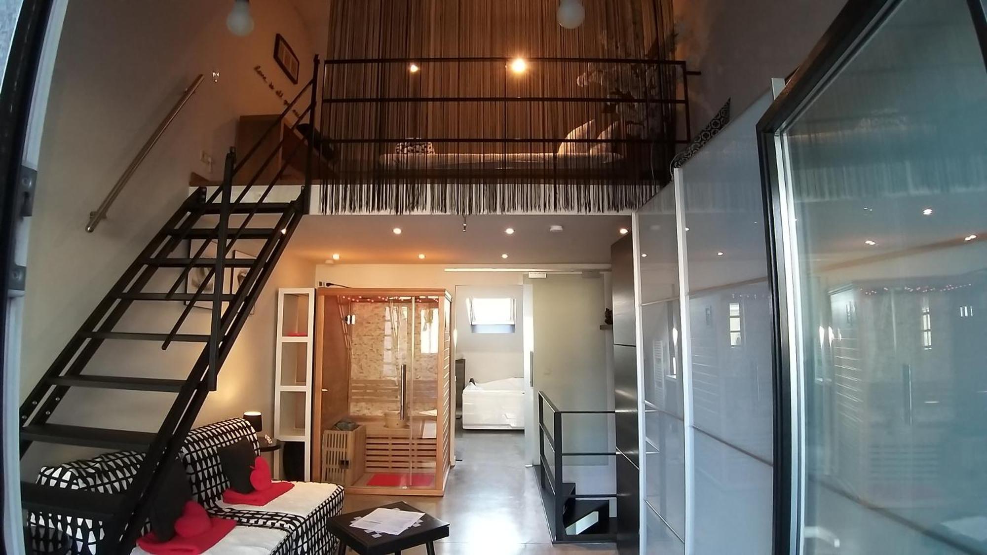 Wellness Loft With Sauna, Jacuzzi, Roof Terrace & Amazing View Apartment Antwerp Luaran gambar