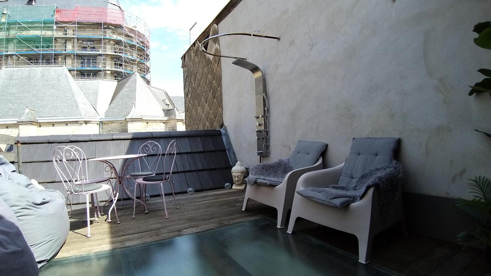Wellness Loft With Sauna, Jacuzzi, Roof Terrace & Amazing View Apartment Antwerp Luaran gambar