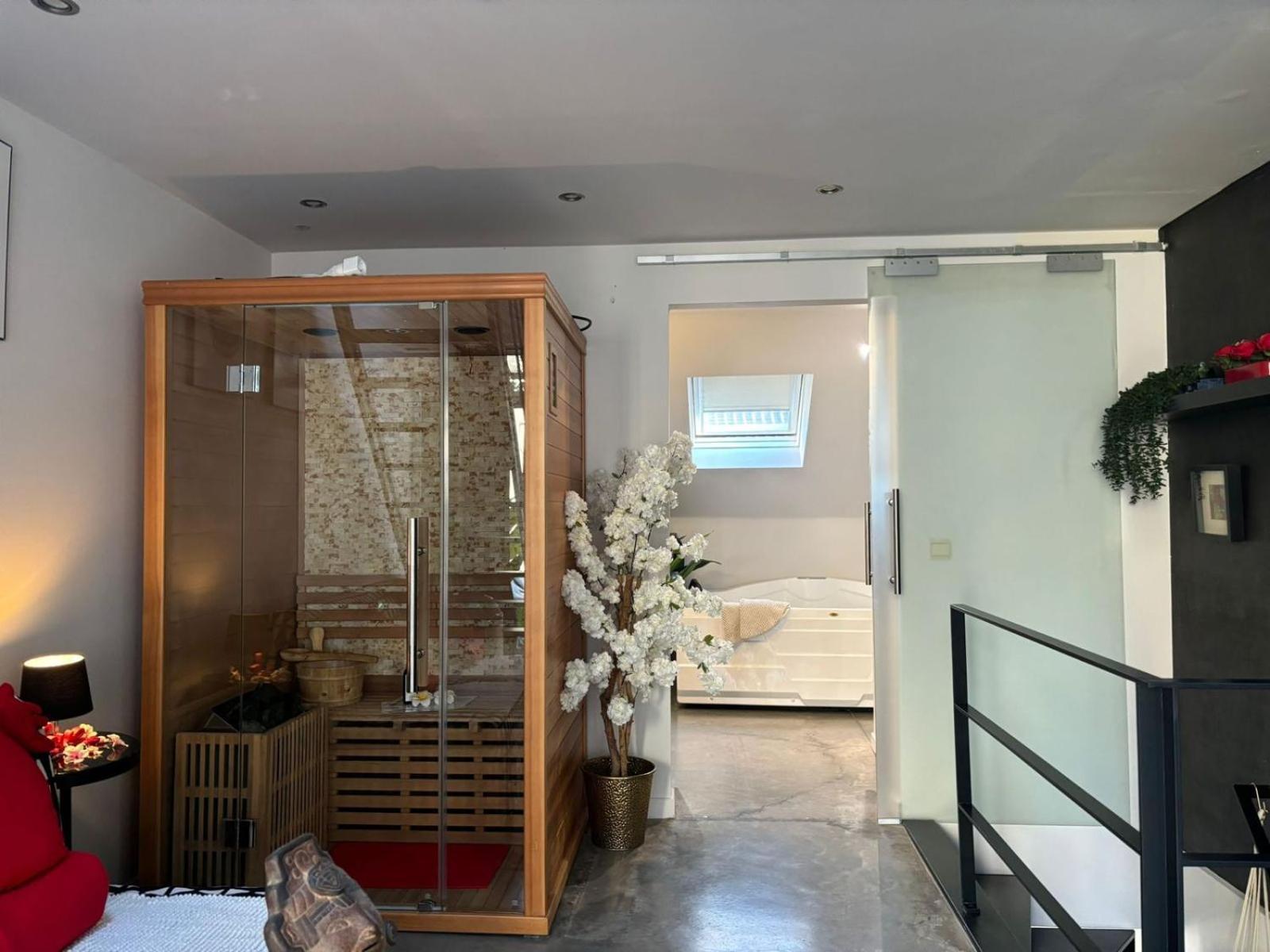 Wellness Loft With Sauna, Jacuzzi, Roof Terrace & Amazing View Apartment Antwerp Luaran gambar