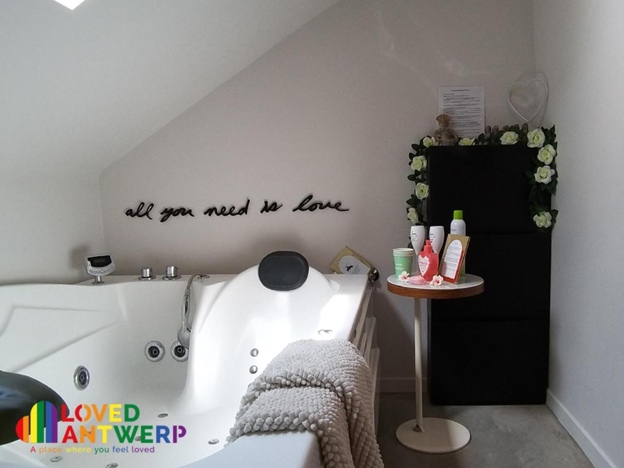 Wellness Loft With Sauna, Jacuzzi, Roof Terrace & Amazing View Apartment Antwerp Luaran gambar