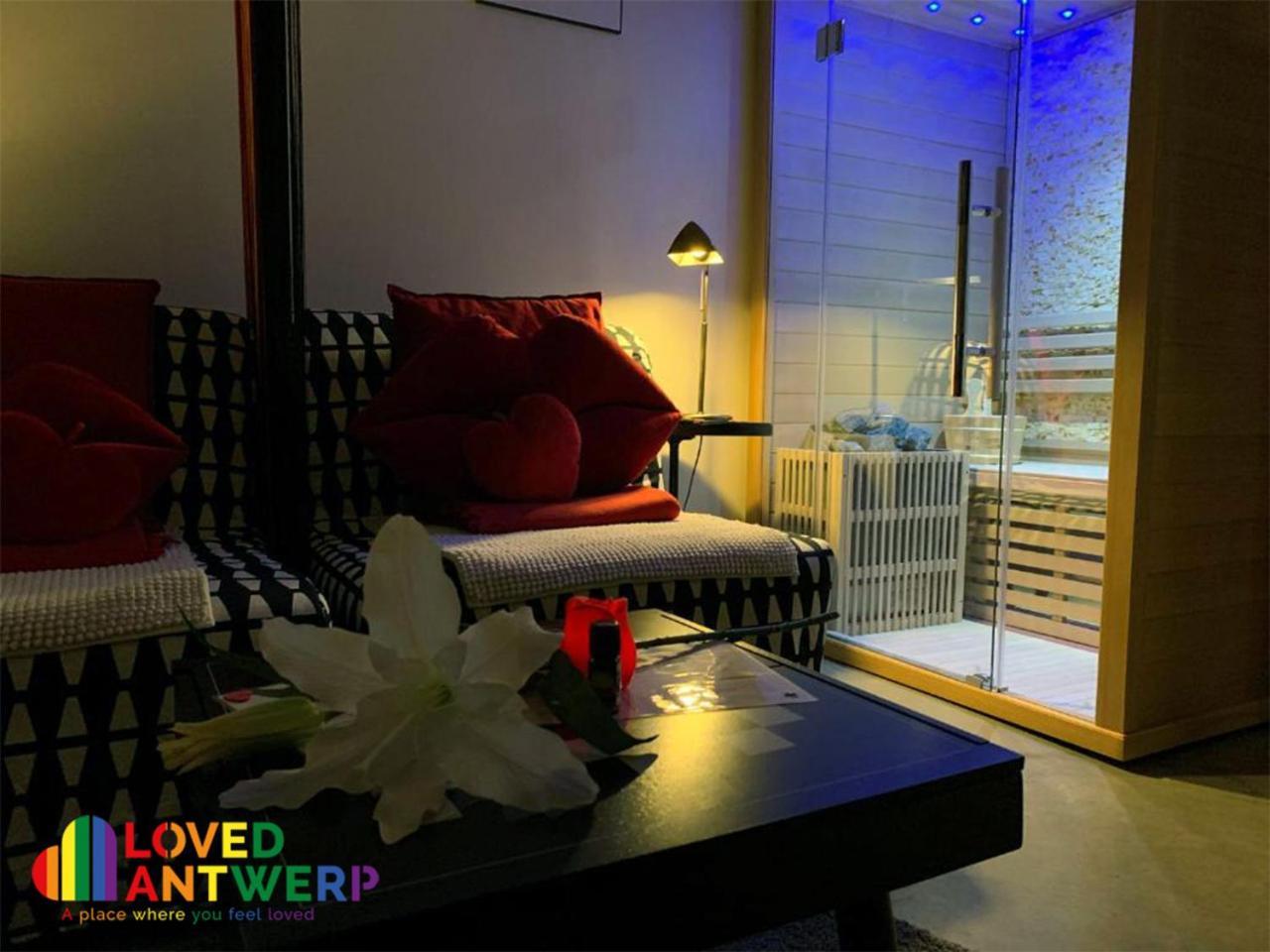 Wellness Loft With Sauna, Jacuzzi, Roof Terrace & Amazing View Apartment Antwerp Luaran gambar