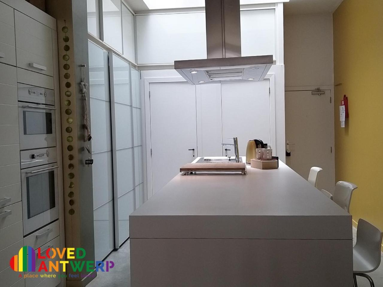 Wellness Loft With Sauna, Jacuzzi, Roof Terrace & Amazing View Apartment Antwerp Luaran gambar