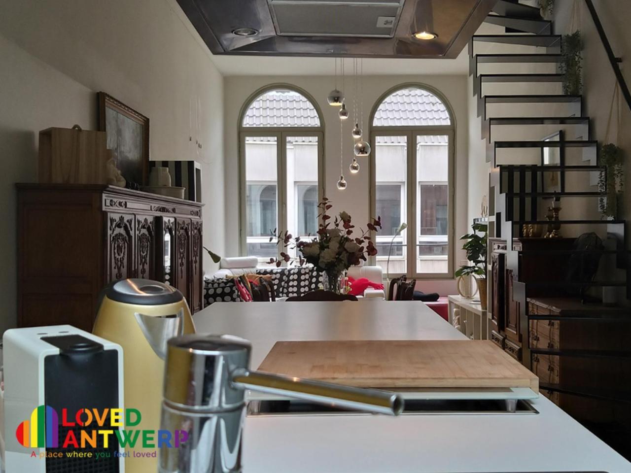 Wellness Loft With Sauna, Jacuzzi, Roof Terrace & Amazing View Apartment Antwerp Luaran gambar