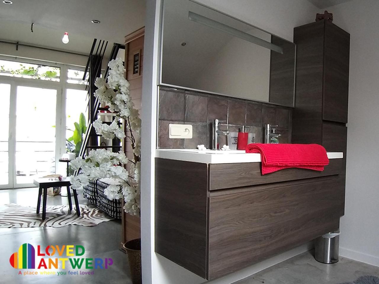 Wellness Loft With Sauna, Jacuzzi, Roof Terrace & Amazing View Apartment Antwerp Luaran gambar