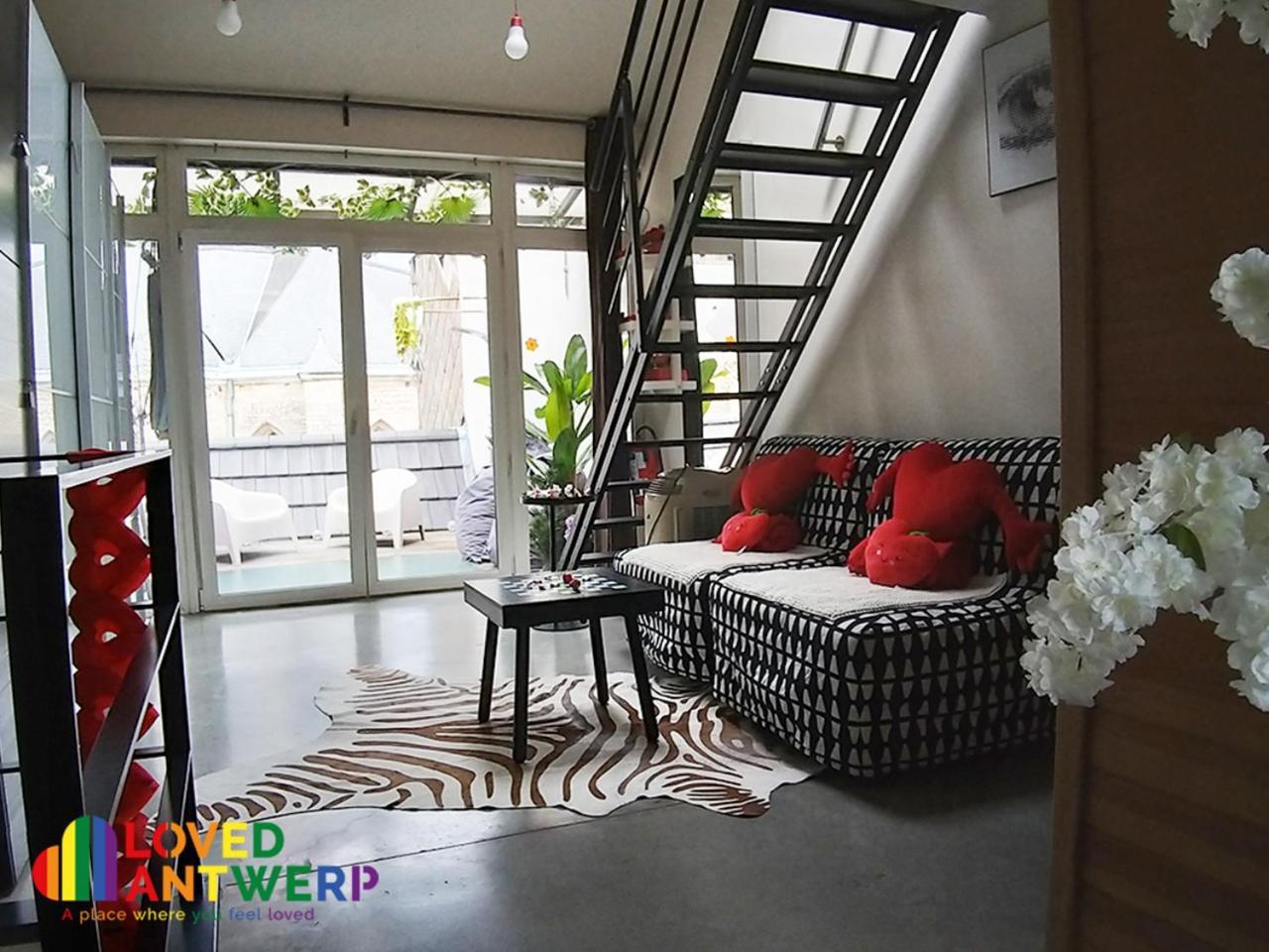 Wellness Loft With Sauna, Jacuzzi, Roof Terrace & Amazing View Apartment Antwerp Luaran gambar